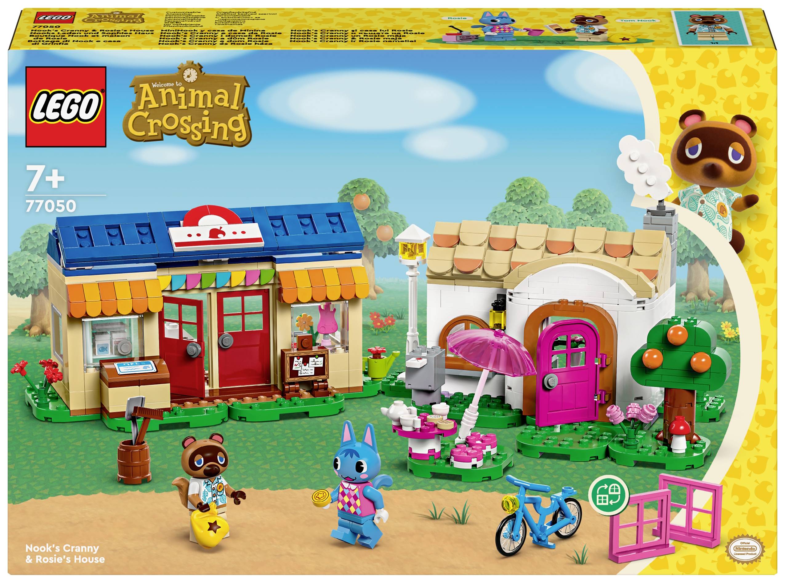 77050 LEGO® Animal Crossing Nooks shop and Sophies house