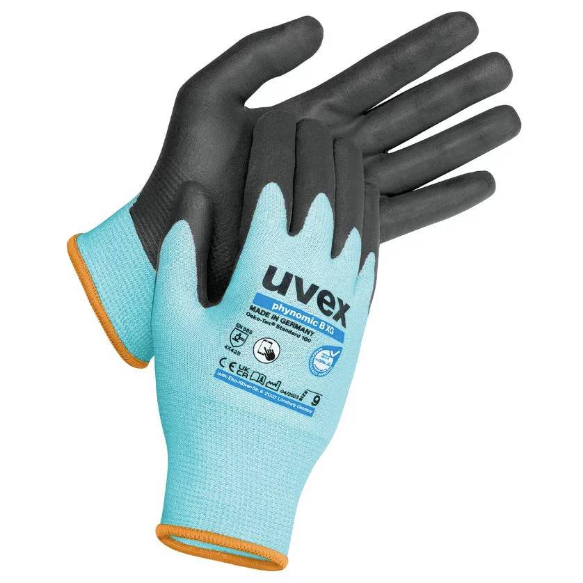 uvex phynomic B XG 6004412 Cut-proof glove Size (gloves): 12 EN 21420:2020, EN 388:2016+A1:2018 ISO 21420:2020 1 Pair