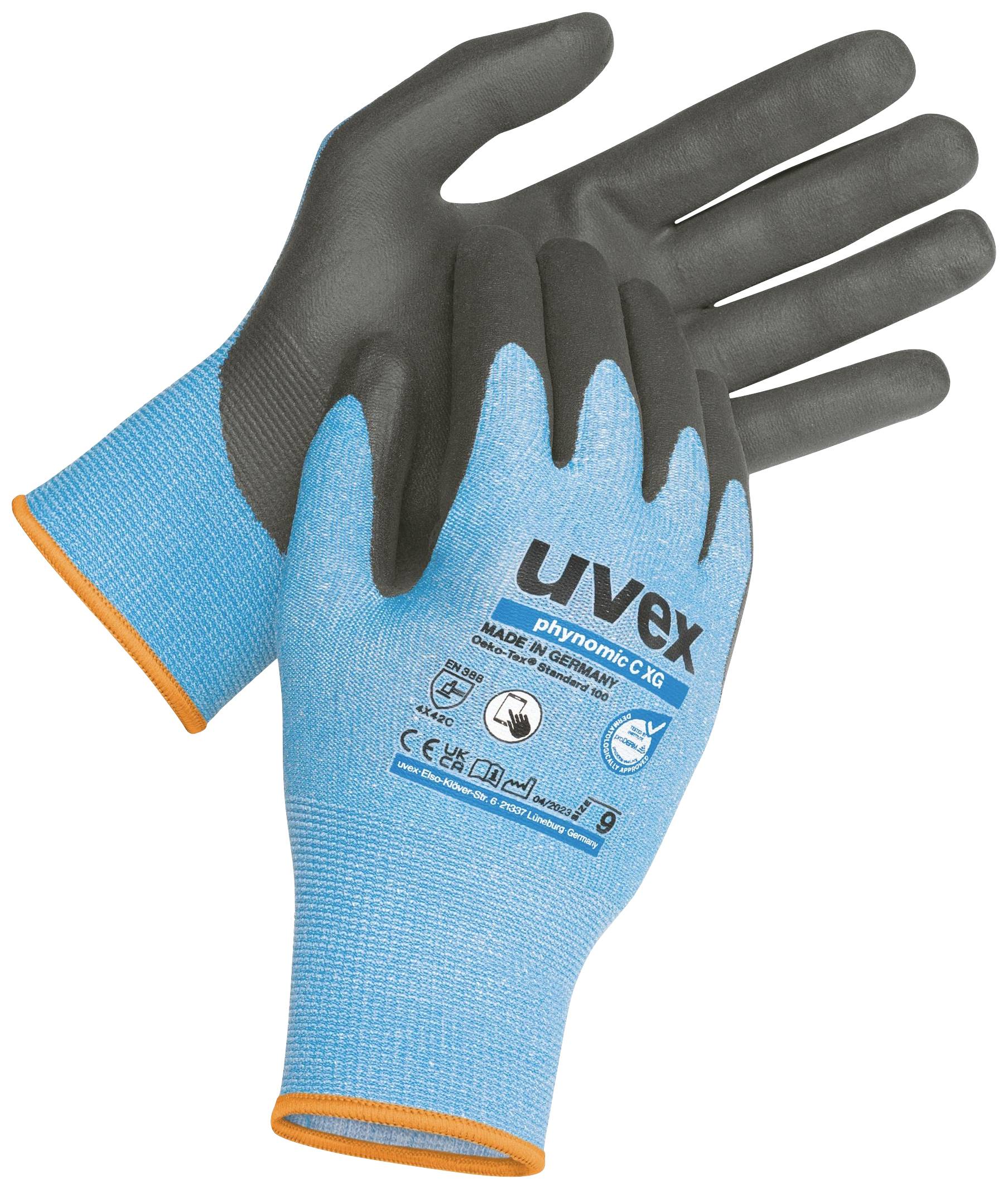 uvex phynomic C XG 6007409 Cut-proof glove Size (gloves): 9 EN 388 1 Pair