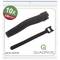 Ten black cable ties, 150 mm long, pictured in packaging with the label 'QUADRIOS'. Article number 23CA184.