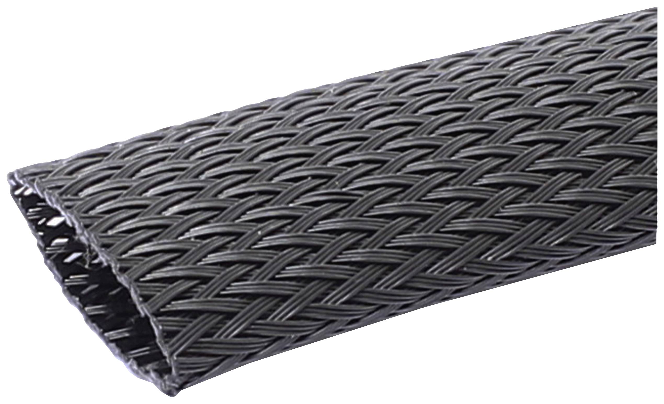 Quadrios 23CA215 23CA215 Braided hose Black Polyester 45 up to 105 mm Sold per metre