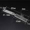 Plastic packaging with dimensions: 89 mm long, 43 mm wide, 6 mm deep. Slim design, transparent, usable as a storage box.