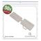A set of 50 transparent heat shrink tube sections, size 30x20 mm, packaged in a resealable bag.