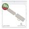 Plastic labels, 40x20 mm, pack of 50, in a transparent packaging with the inscription 'QUADRIOS'.
