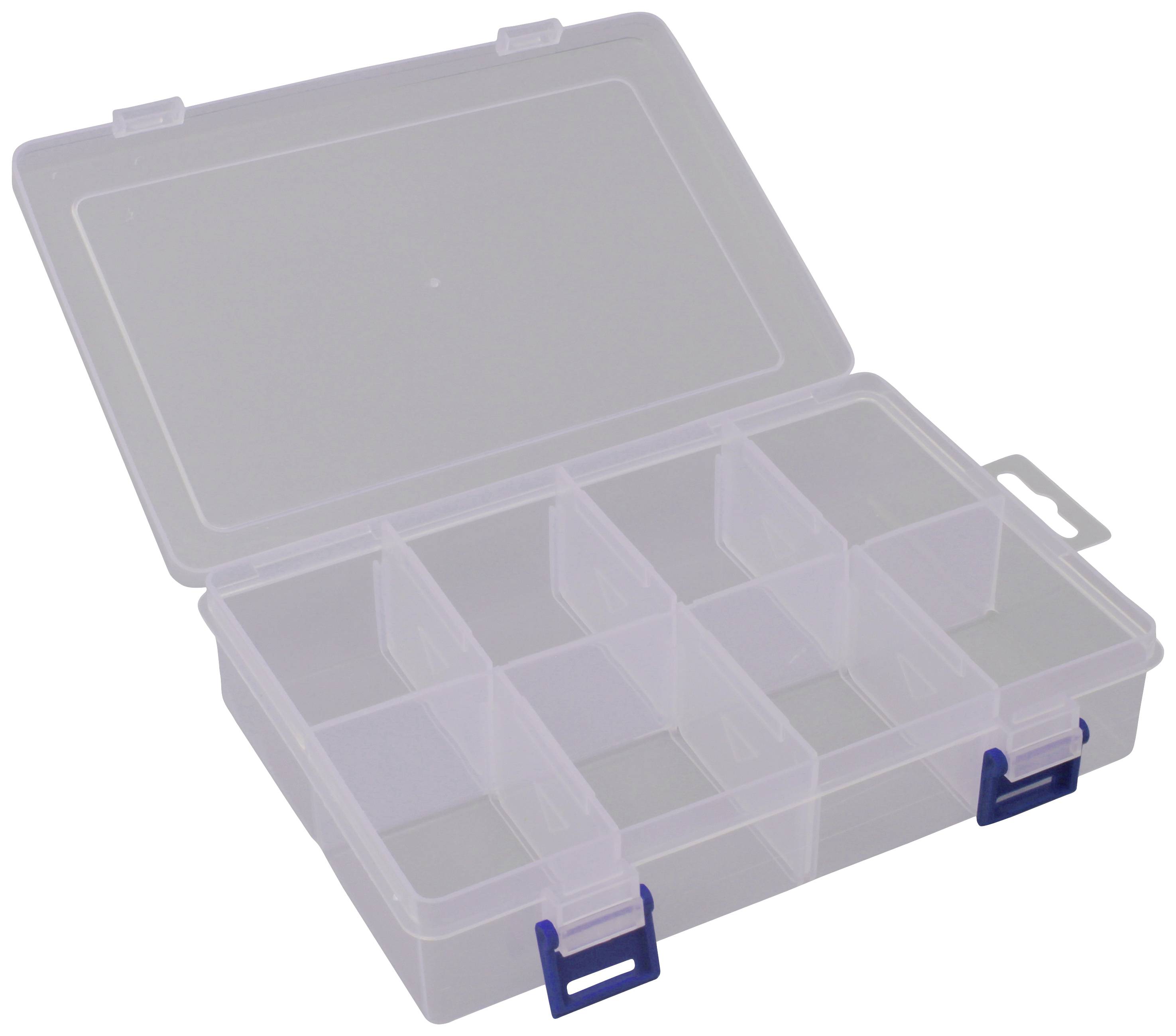 Quadrios 23SA082 Assortment box (L x W x H) 20 x 13.5 x 4.5 cm No. of compartments: 8 variable compartments Content 1 pc(s)