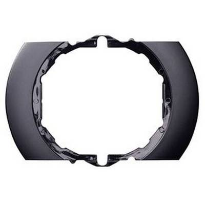A circular, black component with recesses, potentially part of a technical device or machine component.