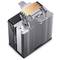 A CPU cooler with multiple copper heat pipes and aluminium fins for heat dissipation.