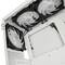 A view of the interior of a computer case with three installed white fans. The case is partially empty.