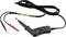 Current measuring pliers with detachable test leads and crocodile clips, used for precise voltage and current measurement.