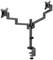 Monitor mount with two adjustable arms and desk clamp. Suitable for mounting two screens.