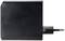 'Black charger with European plug, side view, against white background.'