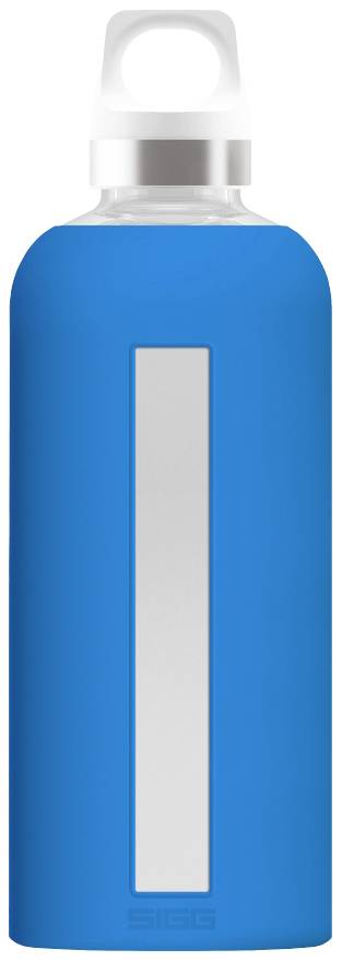 SIGG Star Electric Blue 0,85L Drink bottle Glass with lid, BPA-free Blue 8774.50