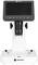 Digital microscope with large screen for viewing small objects. The screen is not displaying any content. Marked with 'TOOLCRAFT'.