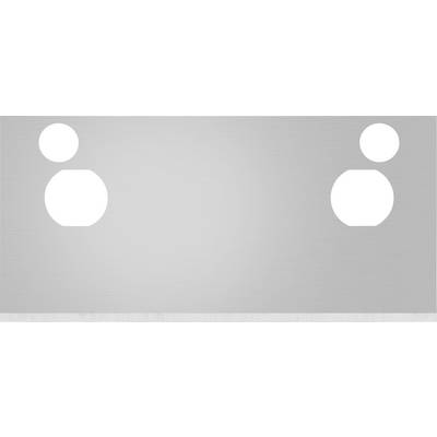 Metal sign with two symmetrically arranged pictograms of stylised people.