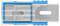 A safety knife with a blue protective cover. The blade is partially visible and integrated into a transparent housing.