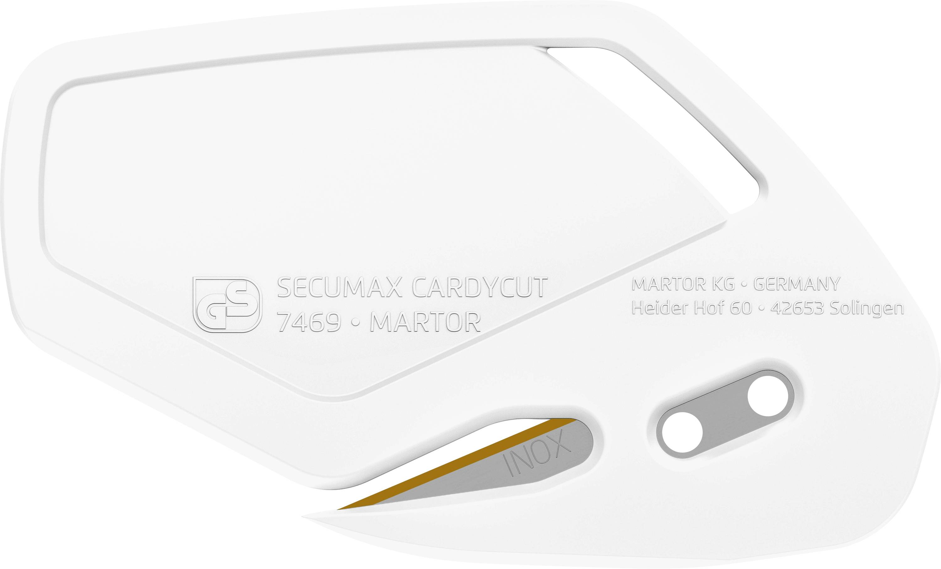 Martor 746922.12 SECUMAX CARDYCUT safety knife with pointed blade 884 10 pc(s)