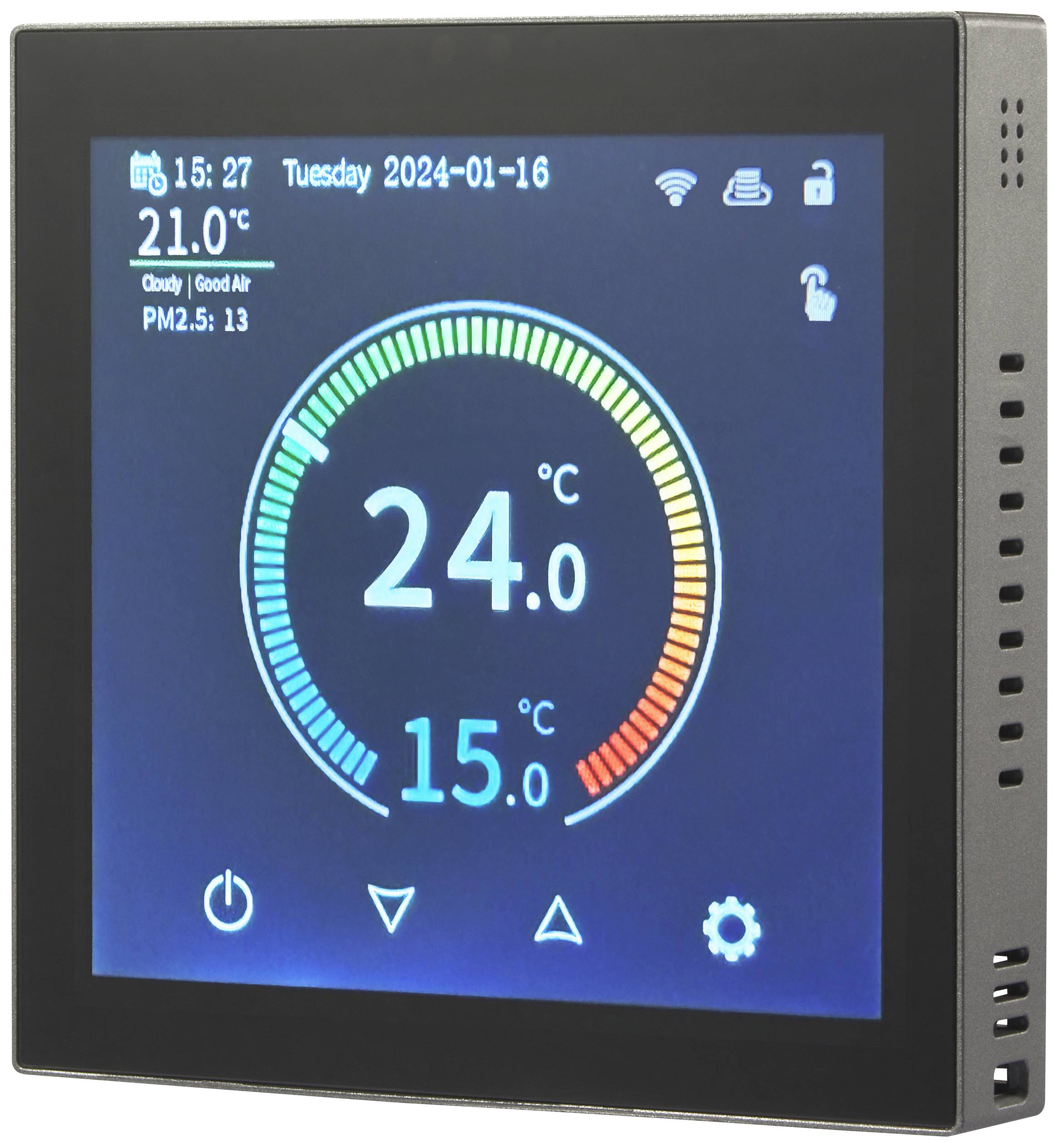 Sygonix SY-6052180 Wireless indoor thermostat Flush mount 7 day mode 1 pc(s)