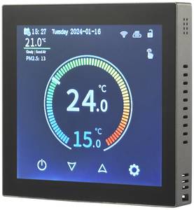 Sygonix SY-6052180  Wireless indoor thermostat Flush mount 7 day mode  1 pc(s)