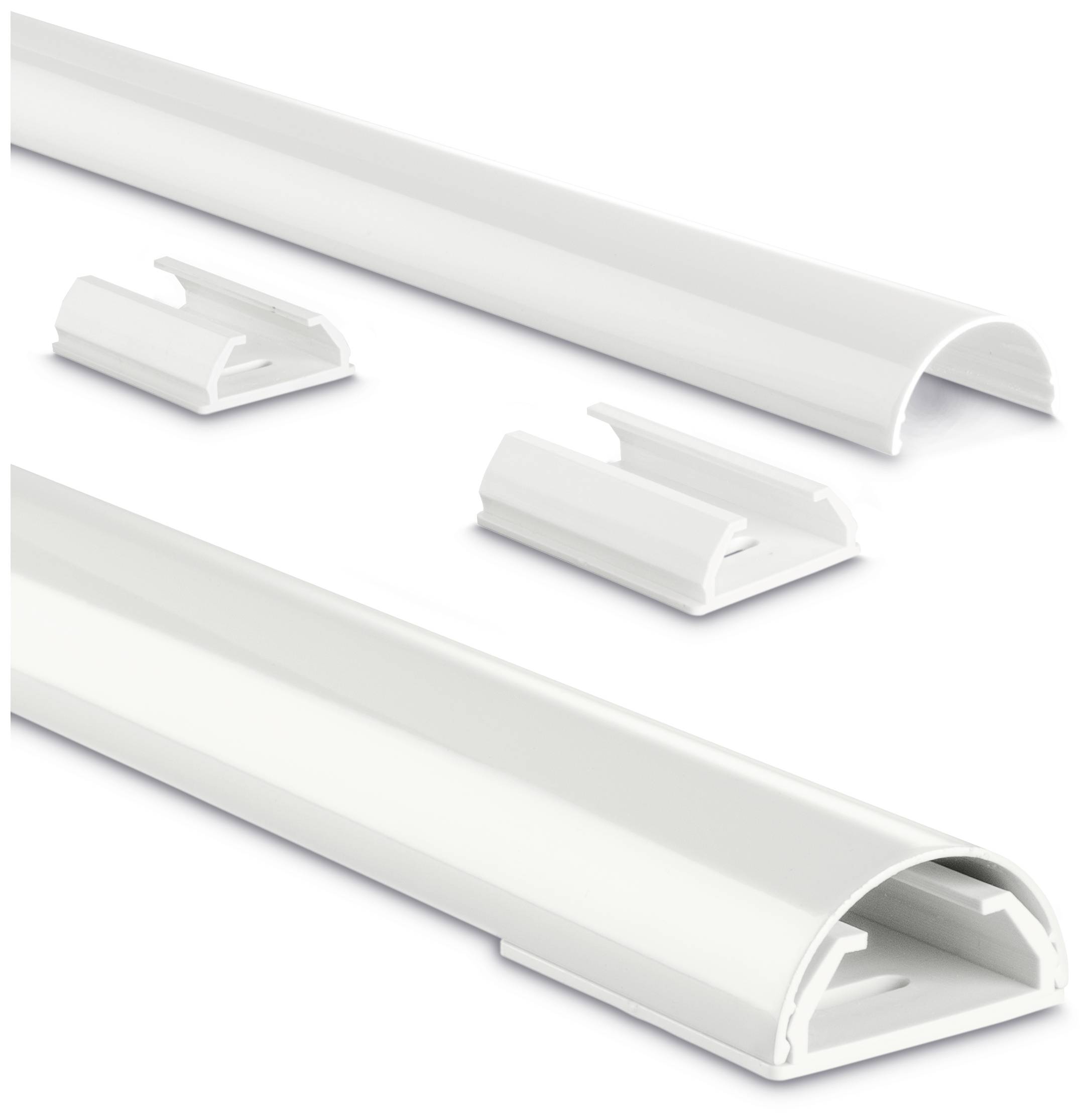 Hama Trunking Aluminium White Rigid (L x W x H) 1100 x 33 x 18 mm 1 pc(s) 00220988