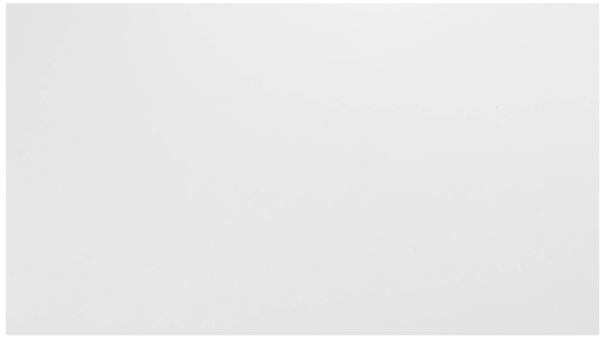 A plain, white rectangle with no visible details or patterns.