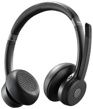 Hama BT700 On-ear headset Bluetooth® (1075101) Stereo Black Headset, Volume control PC