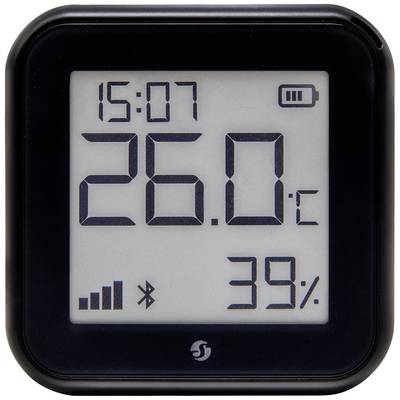 Digital thermometer shows 26.0°C, time 15:07. Connected via Bluetooth, battery level 39%.