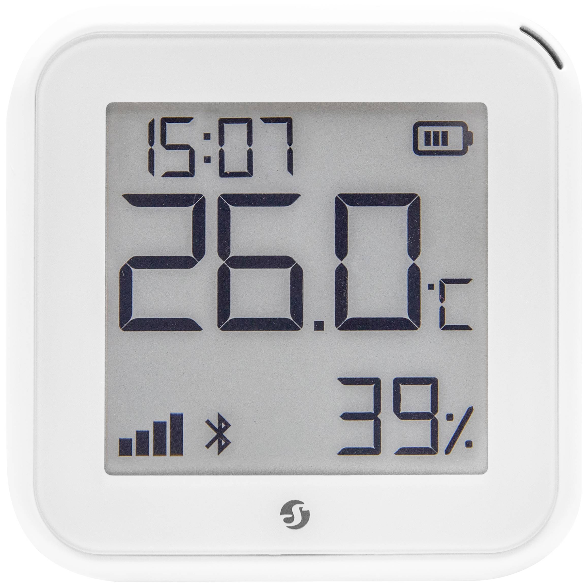 Shelly H&T Gen 3 Matte White Wireless temperature and humidity sensor Bluetooth, Wi-Fi