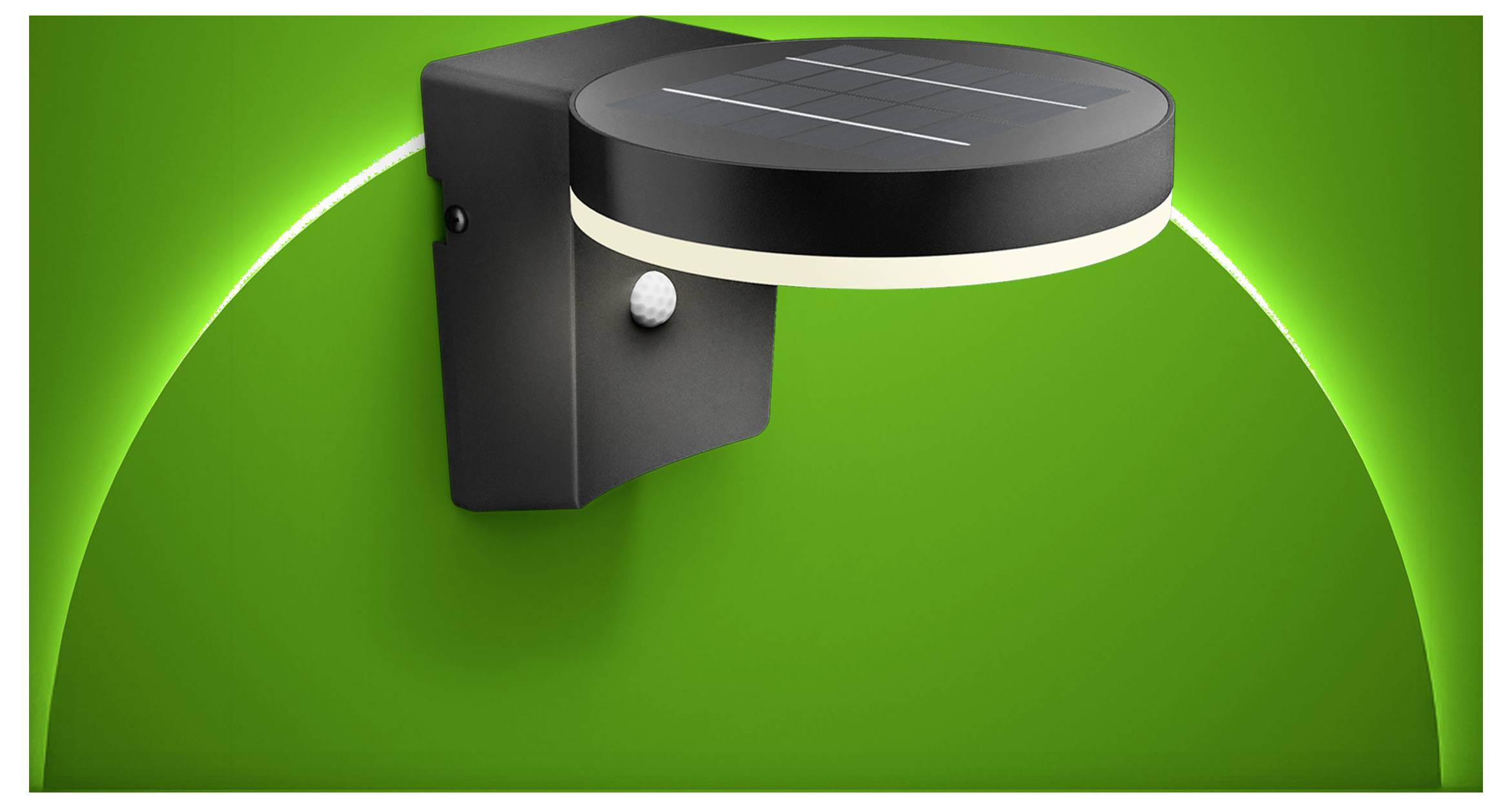 Stylized 3D golf hole cup with dark cap and a white ball on a bright green background, suggesting a golf target or putting graphic.