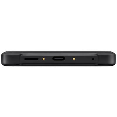 Smartphone underside with USB-C port, microphone opening, and speaker grille.
