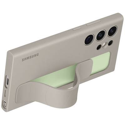 Image of Samsung Standing Grip Back cover Samsung Galaxy S24 Ultra Taupe Stand