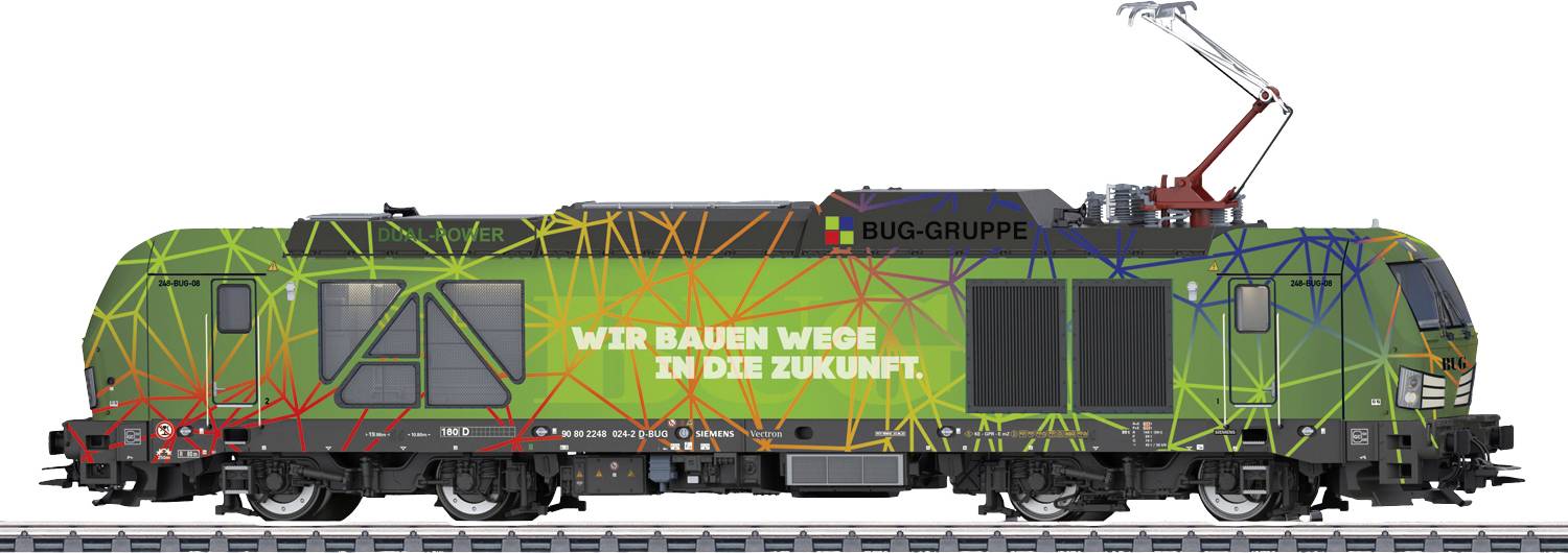 Maerklin 39295 HO Vectron DM BR 248 of the BUG road building SE