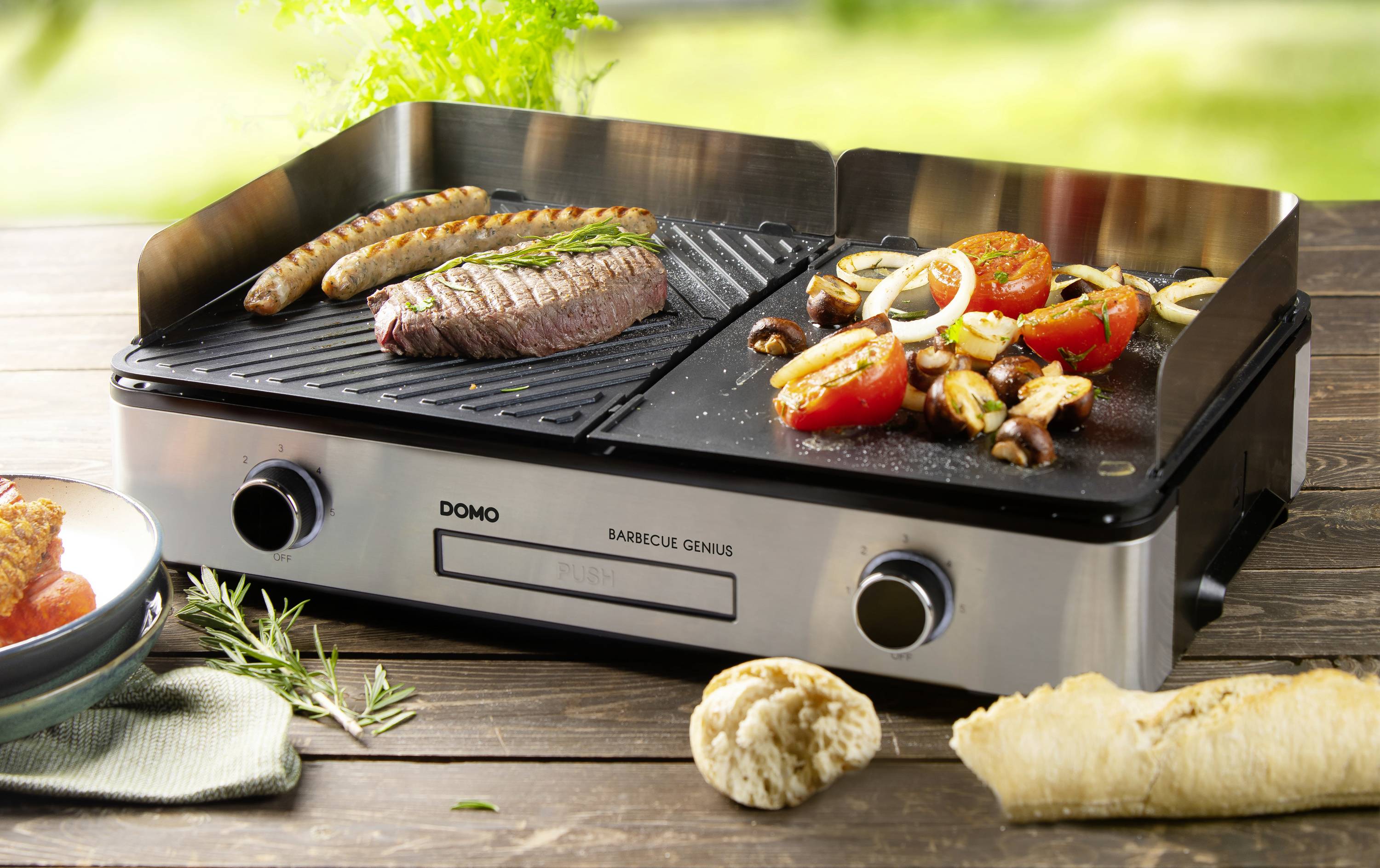 Domkan BBQ Grillmatten 5er Set – Antihaft Teflon-Matten 40x50 Cm, Hitzebeständig & Wiederverwendbar – Für Gas-, Kohle- & Elektrogrill, Backofen, Kürzbar