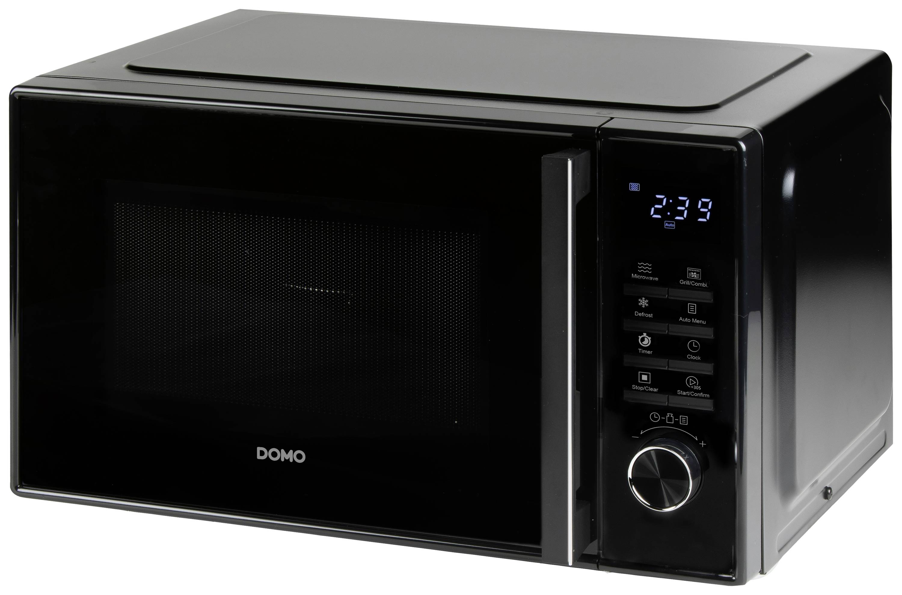DOMO DO22501G Microwave Black 900 W Grill function, Timer function