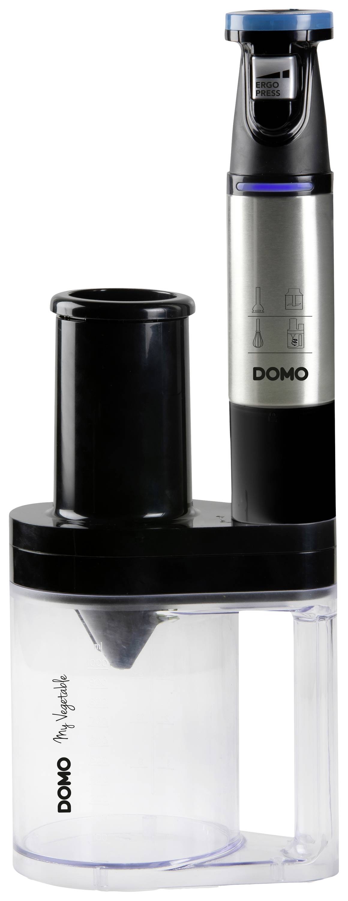 DOMO My Vegetable Blender 800 W Stainless steel, Black
