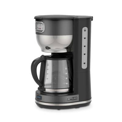 Image of Muse MS-220 DG Coffee maker Grey Cup volume=10 Glass jug, Plate warmer