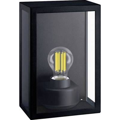 Philips LED Alzor 8720169266414 Outdoor wall light E-27 Black-0