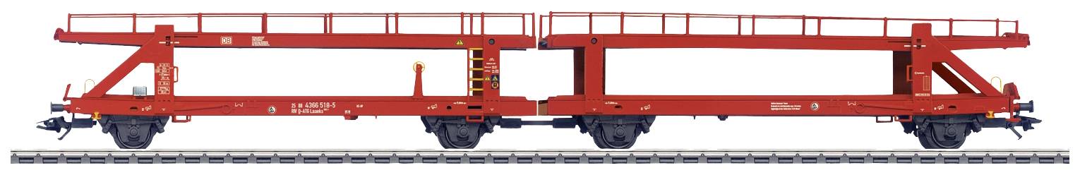 Maerklin 47180 H0 double-car transporter wagon Laakes 553.1 of DB AG