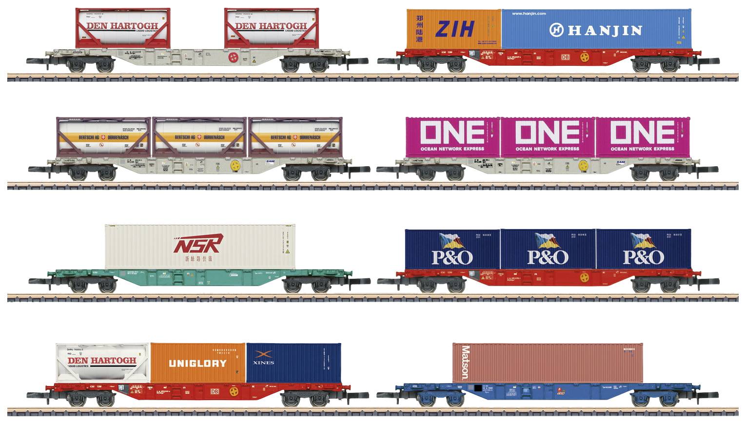 Image of Maerklin 82641 Z 8pc set container traffic