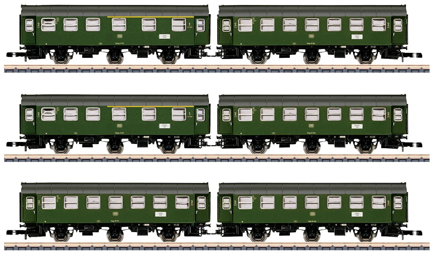 Maerklin aus 87061 Z 3 pair of reconst.wagon of DB
