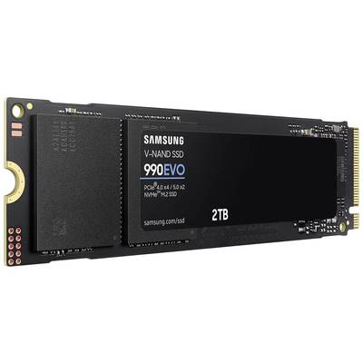 Samsung 990 EVO 2 TB NVMe/PCIe M.2 internal SSD M.2 NVMe PCIe 4.0 x4, M.2 NVMe PCIe 5.0 x2 Retail MZ-V9E2T0BW