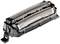 Electric razor cutting head with two shaving foils in silver colour and black base, used for precise shaving.