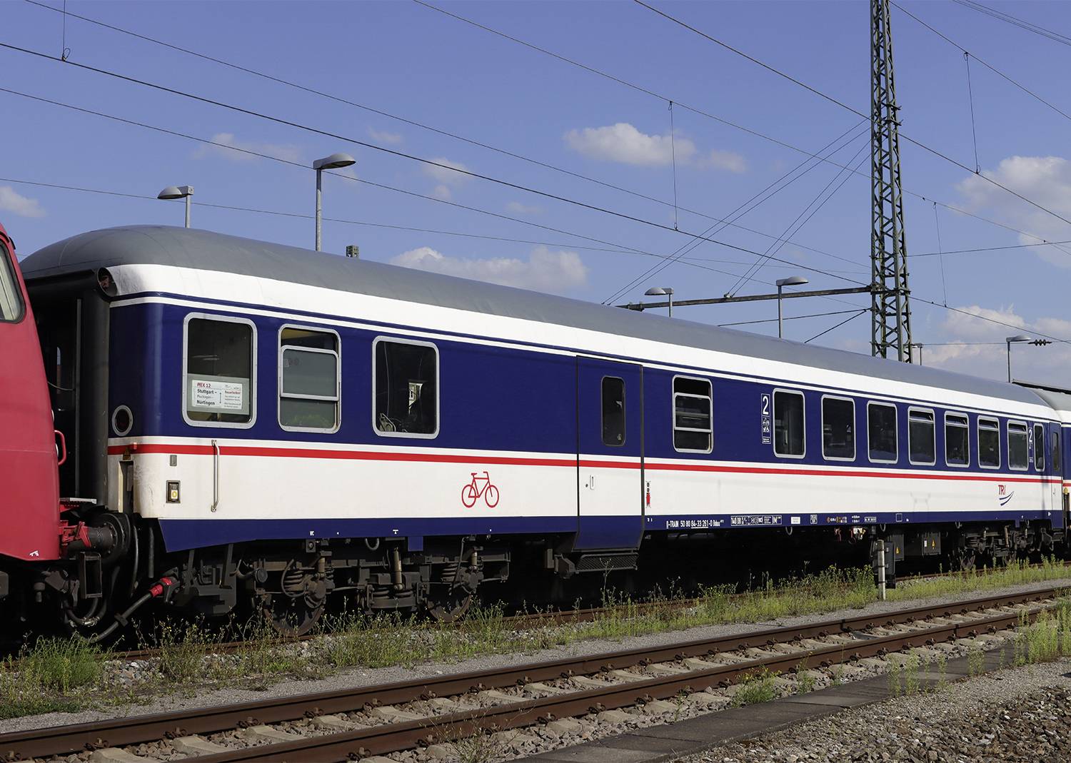MiniTrix 18488 N Passenger wagon Bduu 497.2 of Train Rental GmbH 2. Class Bduu 497.2