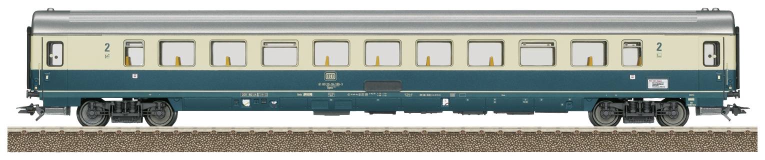 TRIX H0 23144 H0 Passenger wagon Bpmz 291.2 Far Express FD 1980 Royal lake of DB No.64, 2 Class