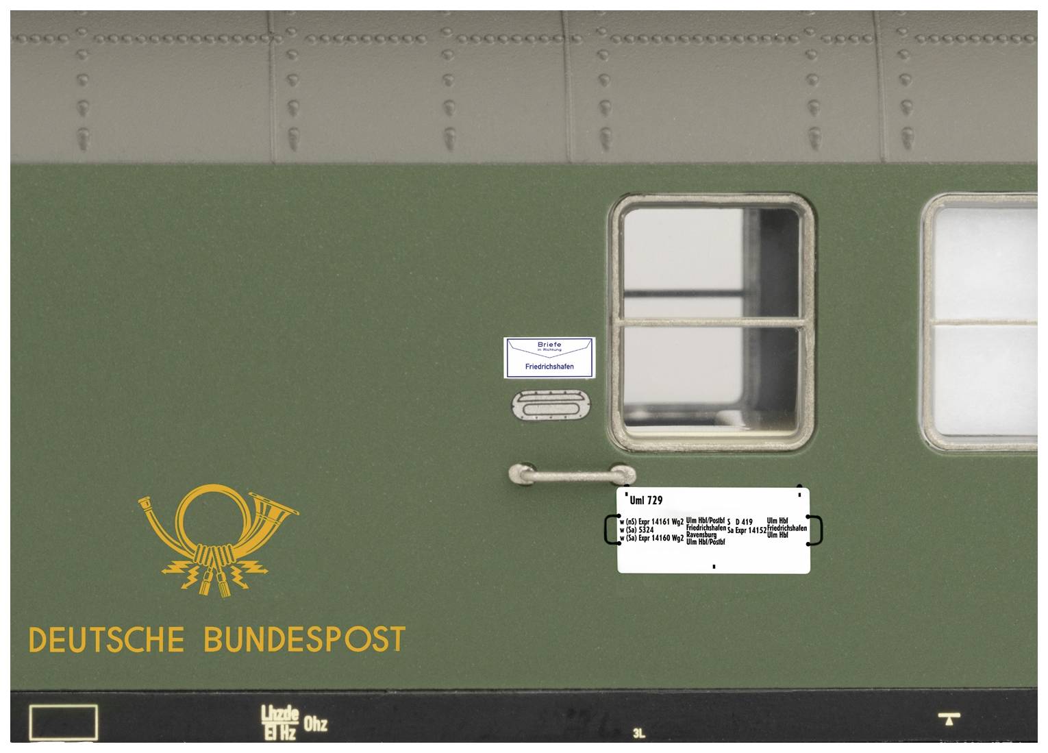 TRIX H0 23150 H0 postal wagon mr-a of DB-2