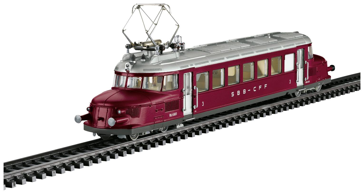 TRIX H0 25860 H0 red arrow RCe2/4 of Oensingen-Balsthal Railway AG