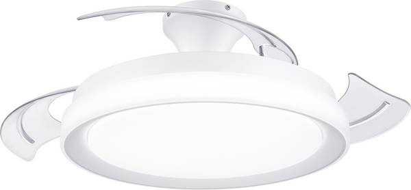 Philips LED Bliss Ceiling fan  28 W, 35 W (Ø x H) 510 mm x 418 mm White incl. lighting, Timer