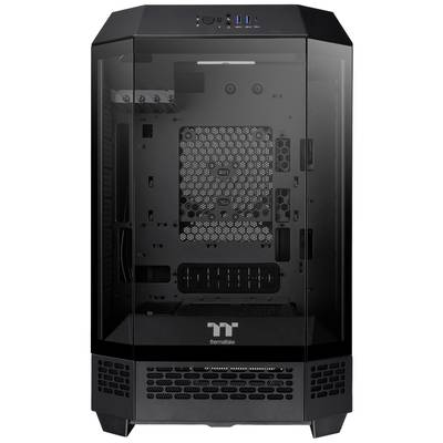Thermaltake The Tower 300 Microtower Game console casing  Black 2 built-in fans, Window