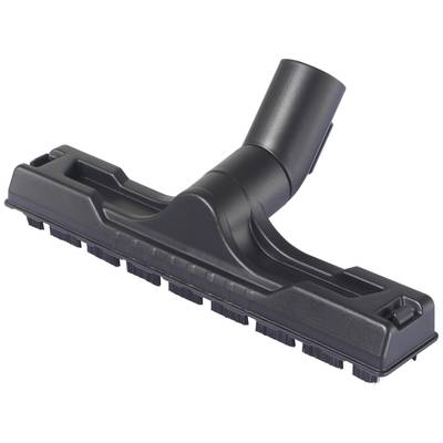 Vacuum cleaner nozzle with bristles for hard floors, suitable for effective cleaning. Black, rectangular, with a tube attachment.