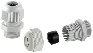 Bopla 12002200 Cable gland built-in strain relief M16  Polyamide Grey-white (RAL 7035) 1 pc(s)