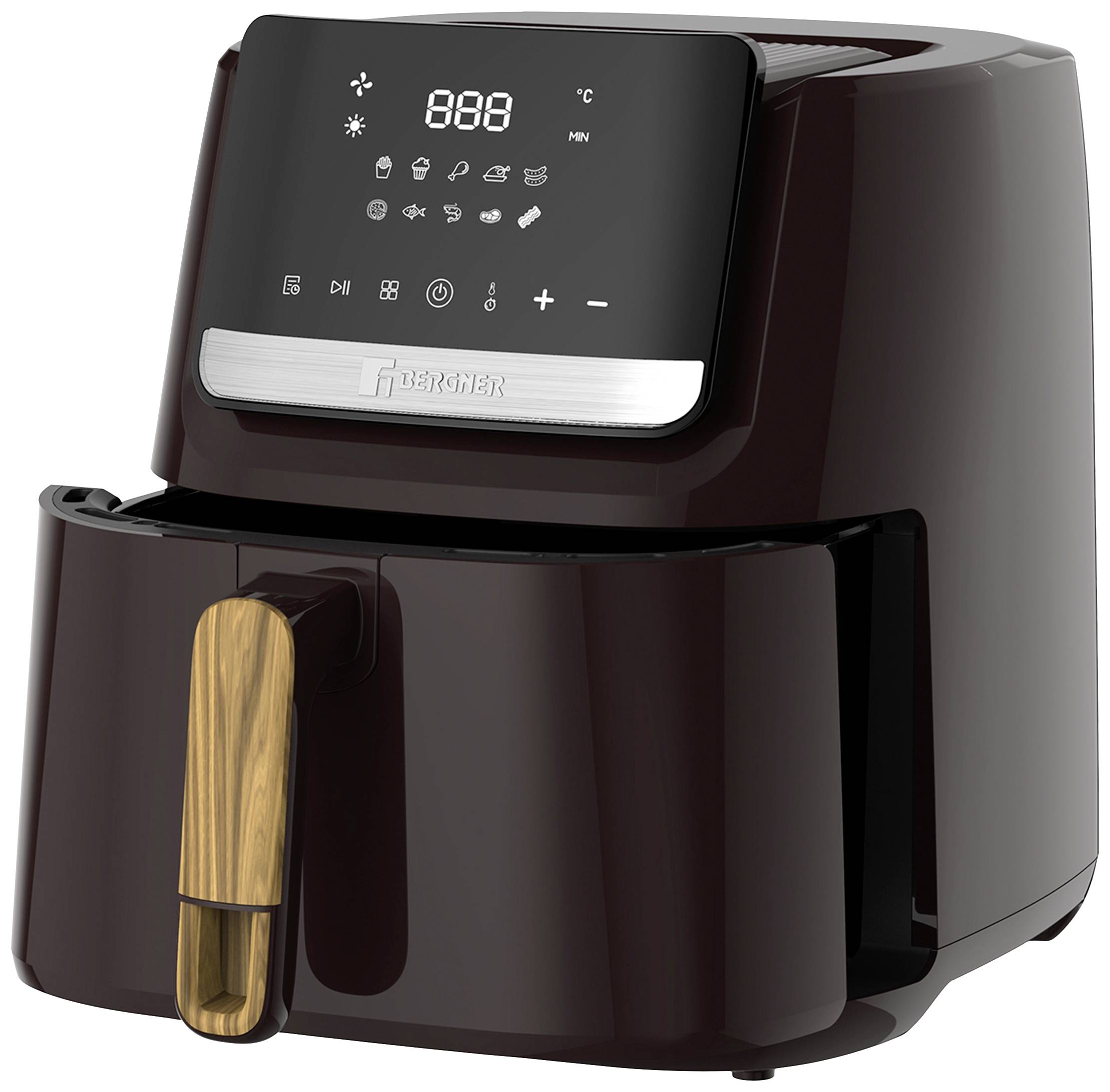 Bergner Air fryer 6.5 l 1600 W Non-stick coating, Cool touch housing, Overheat protection, Timer function, with display -3